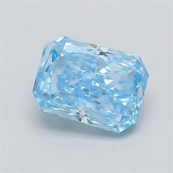 0.30ct Radiant Lab Grown Diamond (Colour Fancy Vivid Blue, Clarity VVS2, IGI Certified)