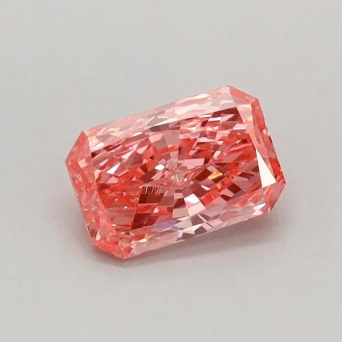 0.30ct Radiant Lab Grown Diamond (Colour Fancy Vivid Pink, Clarity VS1, IGI Certified)