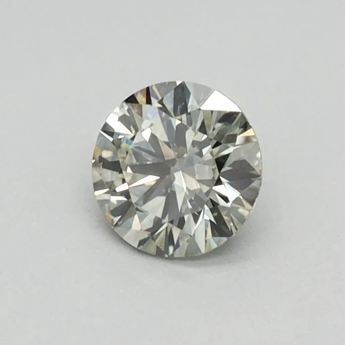 0.30ct Round Lab Grown Diamond (Colour Fancy Green, Clarity SI1, Cut GD, IGI Certified)