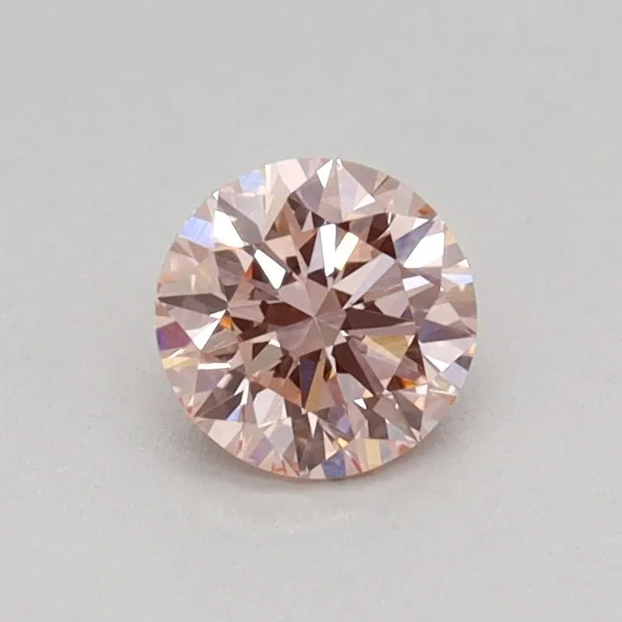 0.30ct Round Lab Grown Diamond (Colour Fancy Intense Pink, Clarity VS1, Cut EX, IGI Certified)
