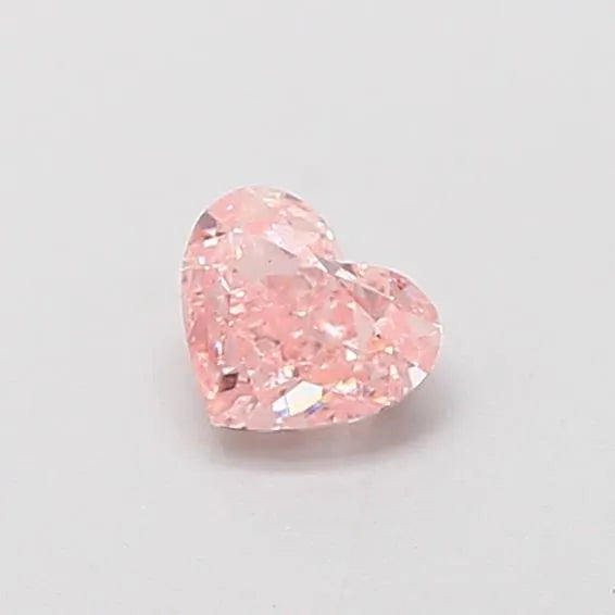 0.31ct Heart Lab Grown Diamond (Colour Fancy Pink, Clarity VS1, IGI Certified)