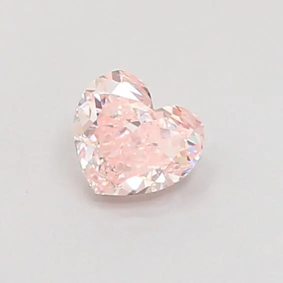 0.31ct Heart Lab Grown Diamond (Colour Fancy Pink, Clarity VVS2, IGI Certified)