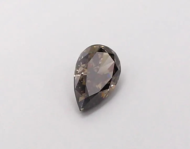 0.31ct Pear Lab Grown Diamond (Colour Fancy Vivid Black, Clarity VS1, Uncertified)