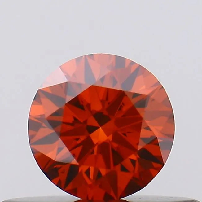 0.31ct Round Lab Grown Diamond (Colour Fancy Vivid Red, Clarity VS2, Cut EX, SGL Certified)