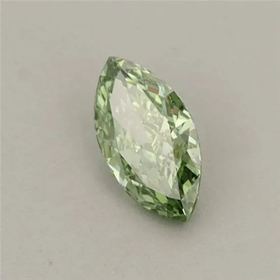 0.32ct Marquise Lab Grown Diamond (Colour Fancy Vivid Green, Clarity VS1, IGI Certified)