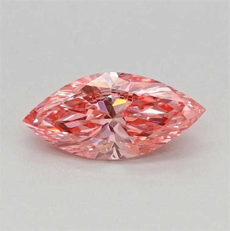 0.32ct Marquise Lab Grown Diamond (Colour Fancy Vivid Pink, Clarity VVS2, IGI Certified)