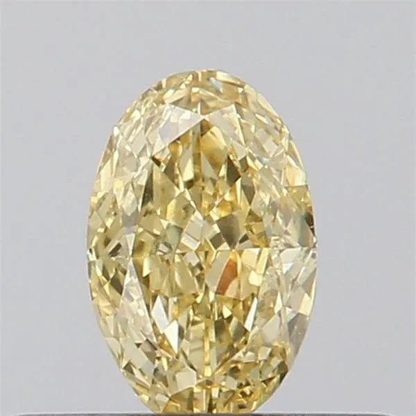 0.32ct Oval Lab Grown Diamond (Colour Fancy Vivid Yellow, Clarity VVS2, Uncertified)