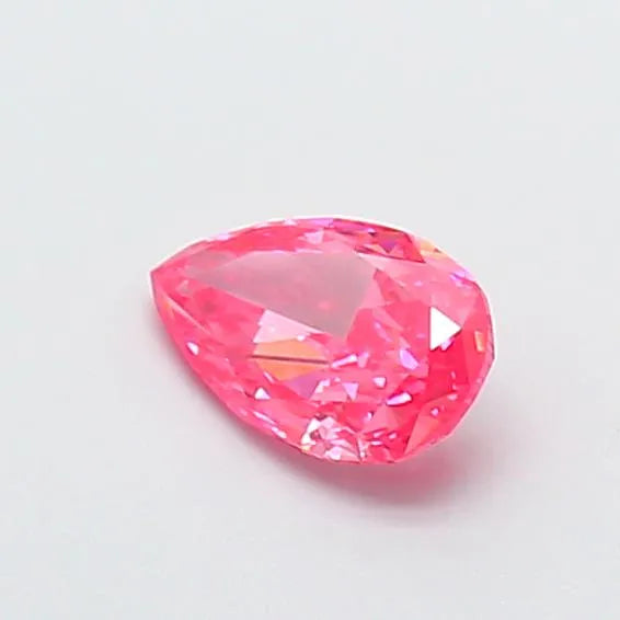 0.32ct Pear Lab Grown Diamond (Colour Fancy Vivid Pink, Clarity VS1, Uncertified)