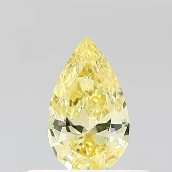 0.32ct Pear Lab Grown Diamond (Colour Fancy Vivid Yellow, Clarity VS2, IGI Certified)