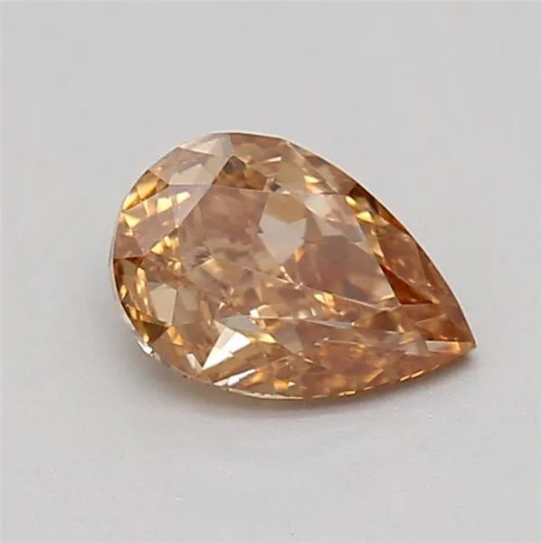 0.32ct Pear Lab Grown Diamond (Colour Fancy Yellowish Brown, Clarity VVS2, IGI Certified)