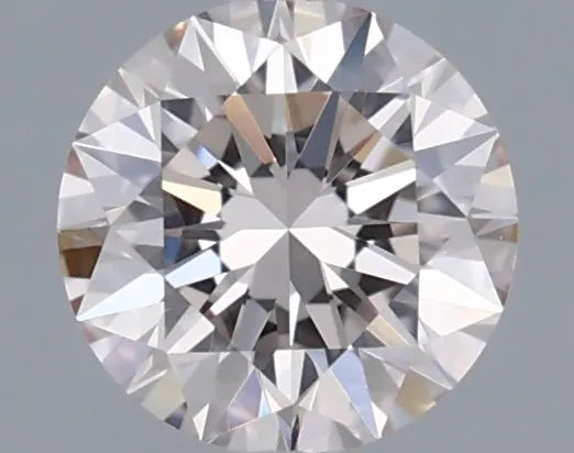 0.32ct Round Natural Diamond (Colour Very Light Pink, Clarity VVS1, Cut EX, GIA Certified)