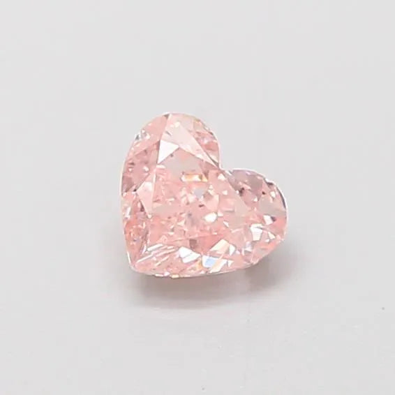 0.34ct Heart Lab Grown Diamond (Colour Fancy Pink, Clarity VVS2, IGI Certified)