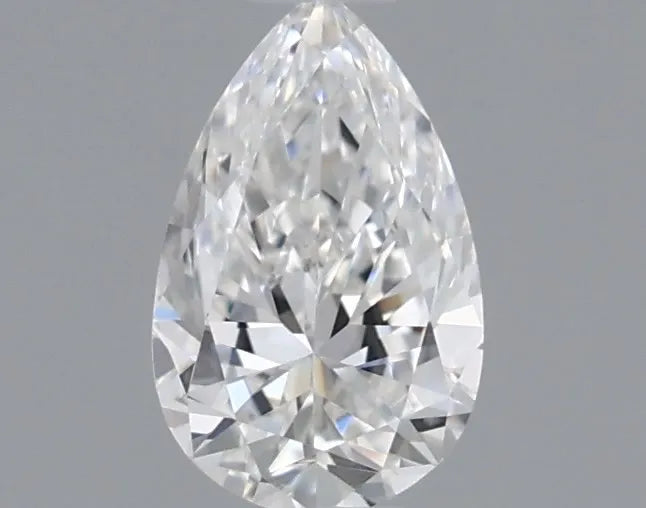 0.34ct Pear Natural Diamond (Colour F, Clarity IF, Cut VG, IGI Certified)