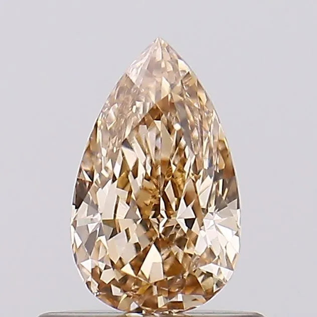 0.35ct Pear Lab Grown Diamond (Colour Fancy Brown, Clarity VS1, Uncertified)