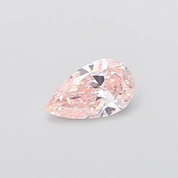 0.35ct Pear Lab Grown Diamond (Colour Fancy Pink, Clarity VS1, IGI Certified)