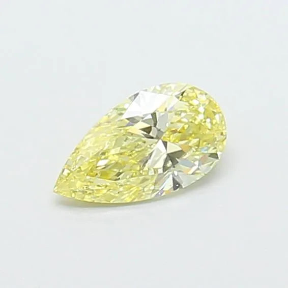 0.35ct Pear Lab Grown Diamond (Colour Fancy Yellow, Clarity VS2, IGI Certified)