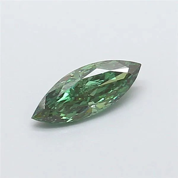 0.36ct Marquise Lab Grown Diamond (Colour Fancy Vivid Green, Clarity SI1, IGI Certified)