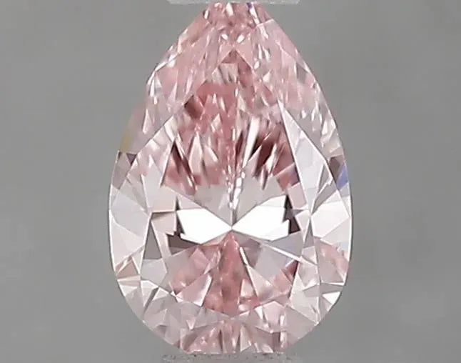 0.36ct Pear Lab Grown Diamond (Colour Fancy Pink, Clarity VVS2, IGI Certified)
