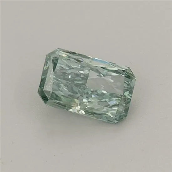 0.36ct Radiant Lab Grown Diamond (Colour Fancy Vivid Green, Clarity VS1, Cut VG, IGI Certified)