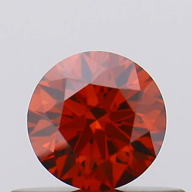 0.37ct Round Lab Grown Diamond (Colour Fancy Vivid Red, Clarity VS1, Cut EX, SGL Certified)