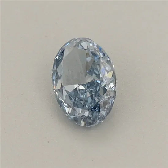 0.38ct Oval Lab Grown Diamond (Colour Fancy Intense Blue, Clarity VS1, IGI Certified)
