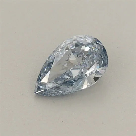 0.38ct Pear Lab Grown Diamond (Colour Fancy Blue, Clarity VVS1, IGI Certified)