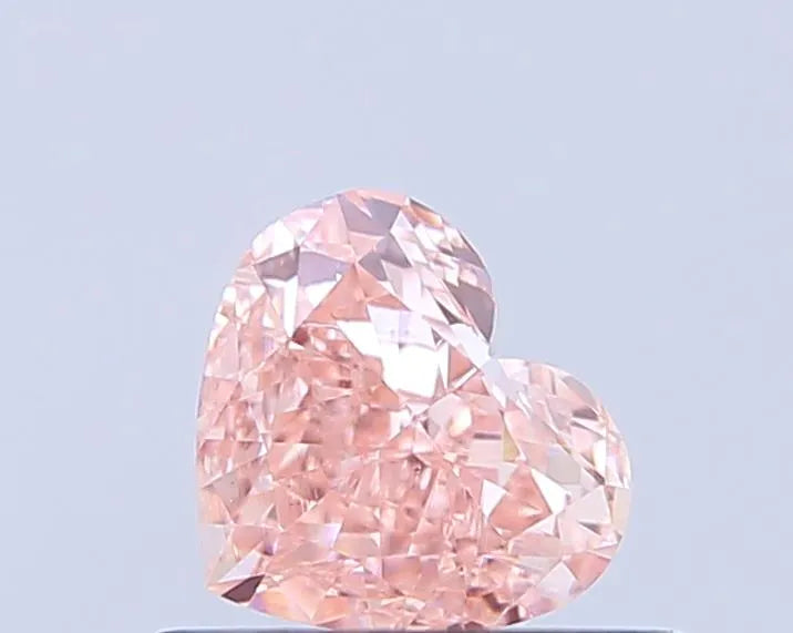 0.39ct Heart Lab Grown Diamond (Colour Fancy Vivid Pink, Clarity VS1, Uncertified)