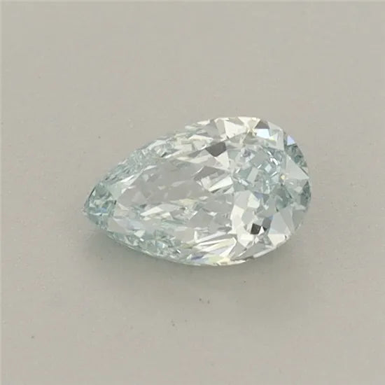 0.39ct Pear Lab Grown Diamond (Colour Fancy Light Green, Clarity VVS2, IGI Certified)