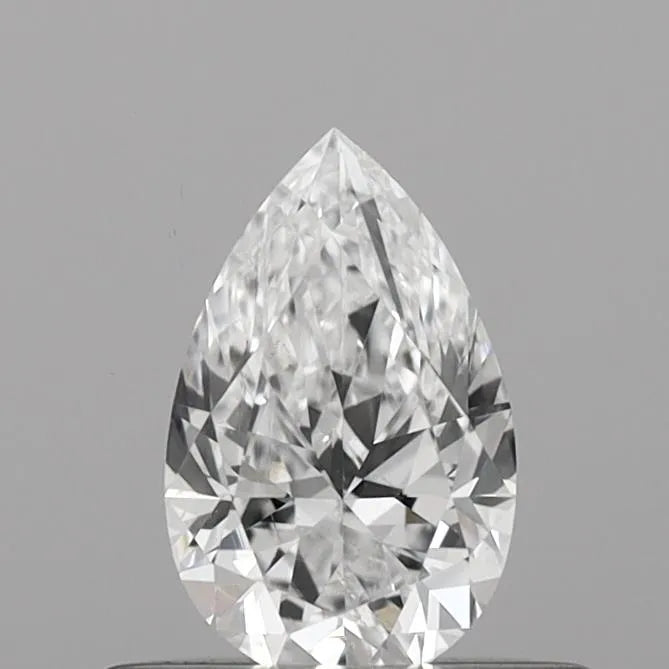 0.40ct Pear Natural Diamond (Colour D, Clarity VS2, Cut VG, IGI Certified)