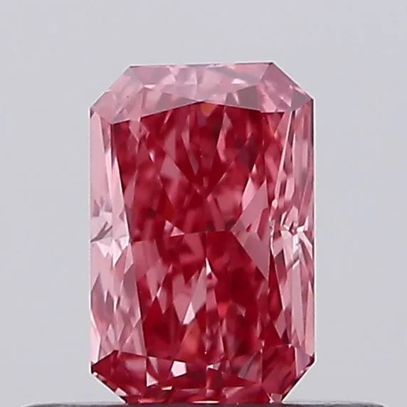0.40ct Radiant Lab Grown Diamond (Colour Fancy Vivid Pink, Clarity VVS2, Uncertified)