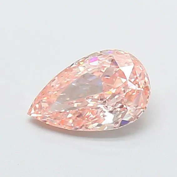 0.42ct Pear Lab Grown Diamond (Colour Fancy Vivid Pink, Clarity VS1, Uncertified)