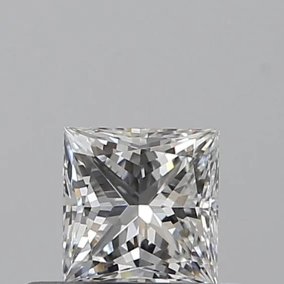 0.43ct Princess Natural Diamond (Colour D, Clarity VVS1, GIA Certified)