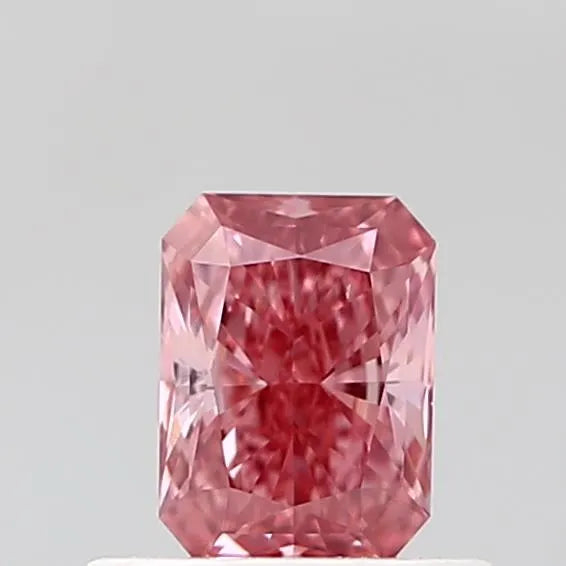 0.43ct Radiant Lab Grown Diamond (Colour Fancy Vivid Pink, Clarity VS1, IGI Certified)