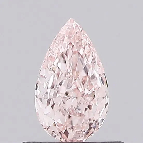 0.44ct Pear Lab Grown Diamond (Colour Fancy Intense Pink, Clarity VVS1, IGI Certified)