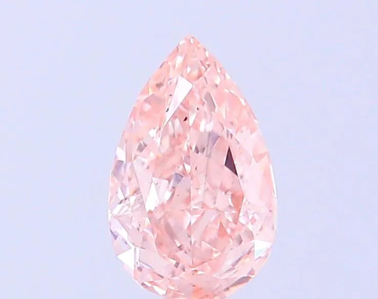 0.45ct Pear Lab Grown Diamond (Colour Fancy Light Pinkish Brown, Clarity VS2, IGI Certified)