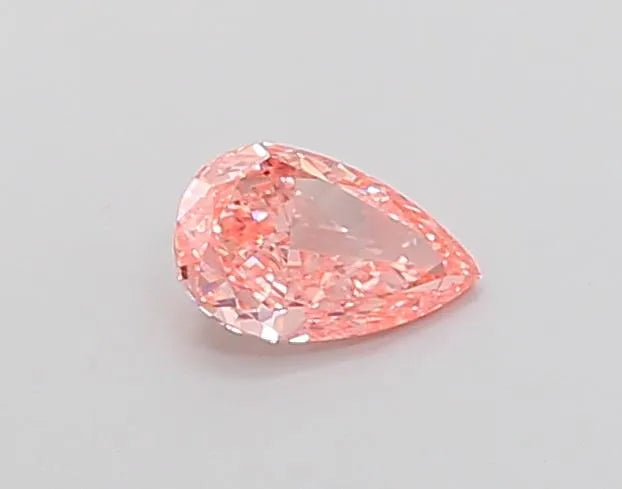 0.45ct Pear Lab Grown Diamond (Colour Fancy Vivid Pink, Clarity VS1, IGI Certified)