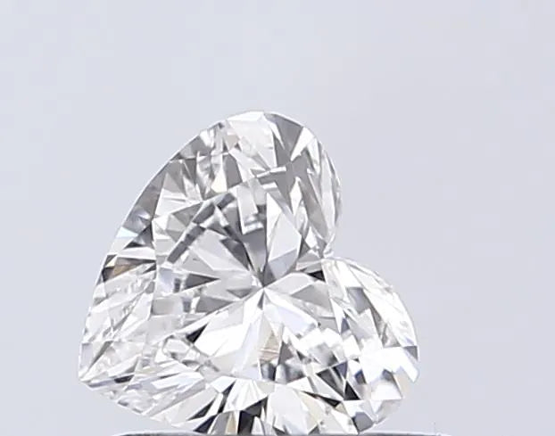 0.46ct Heart Lab Grown Diamond (Colour D, Clarity VVS2, IGI Certified)