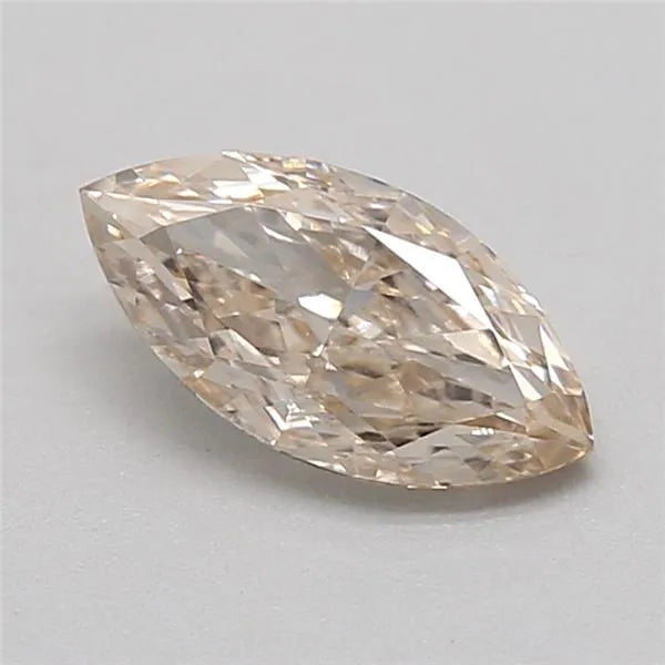 0.46ct Marquise Lab Grown Diamond (Colour Very Light Brown, Clarity VVS1, IGI Certified)