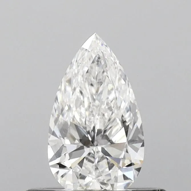 0.46ct Pear Lab Grown Diamond (Colour D, Clarity VVS2, IGI Certified)