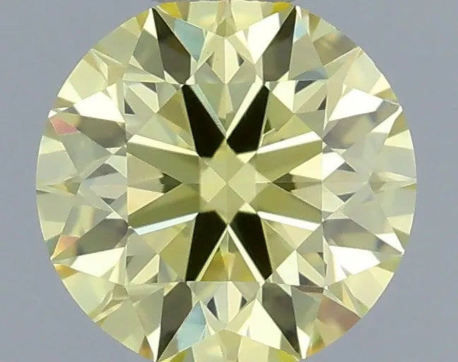 0.46ct Round Lab Grown Diamond (Colour Fancy Intense Yellow, Clarity VVS2, Cut ID, IGI Certified)