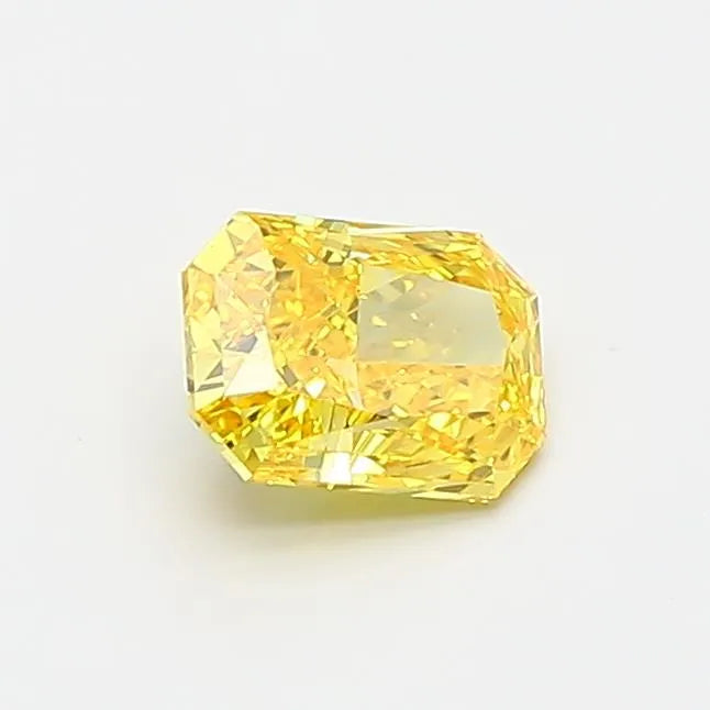 0.47ct Radiant Lab Grown Diamond (Colour Fancy Vivid Yellow, Clarity VVS1, IGI Certified)