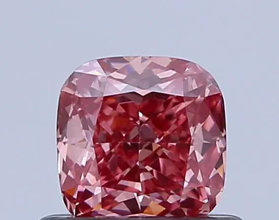 0.49ct Cushion brilliant Lab Grown Diamond (Colour Fancy Dark Reddish Red, Clarity VVS2, Cut VG, Uncertified)