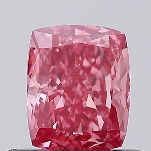 0.49ct Cushion modified Lab Grown Diamond (Colour Fancy Vivid Pink, Clarity VVS2, IGI Certified)