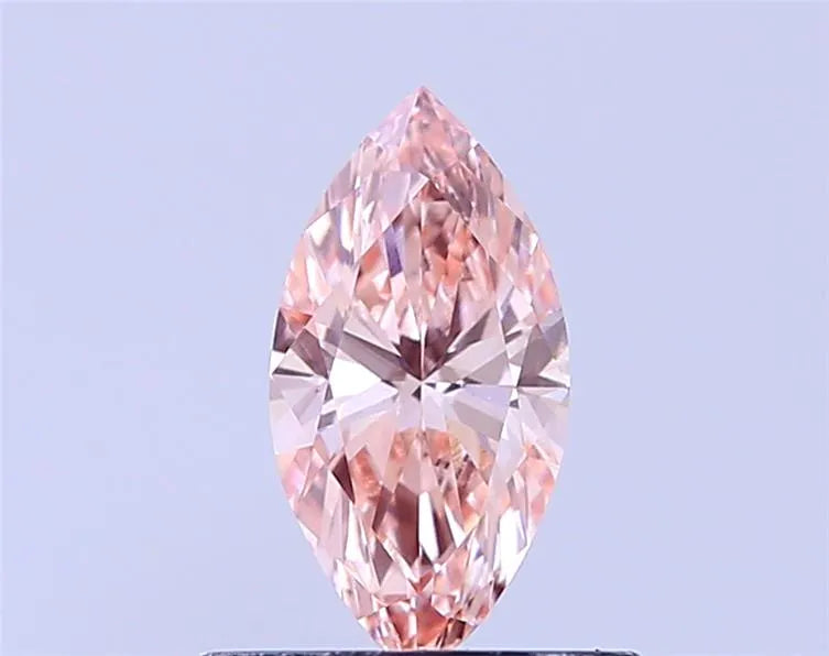 0.49ct Marquise Lab Grown Diamond (Colour Fancy Intense Pink, Clarity VVS2, IGI Certified)