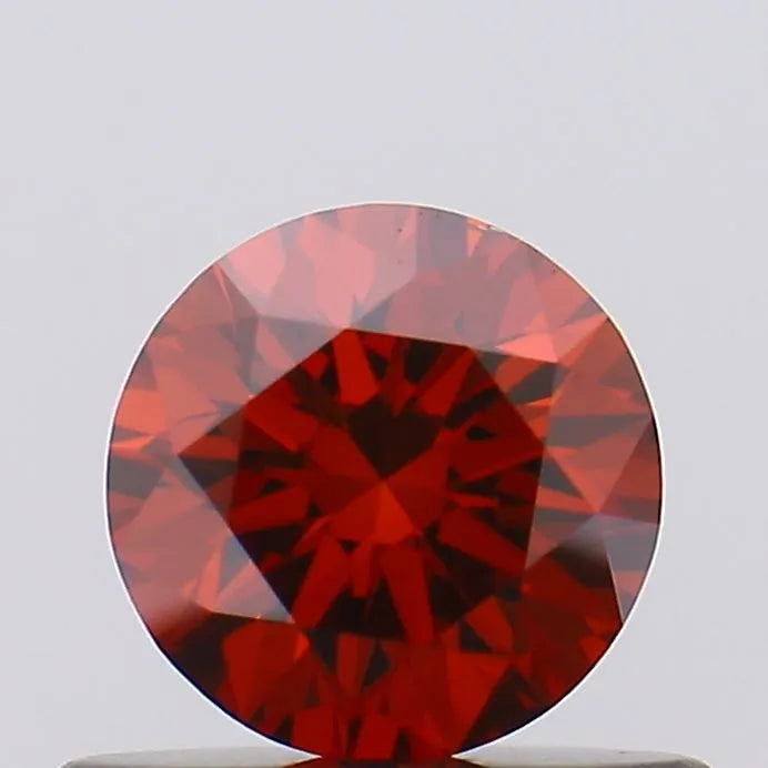0.49ct Round Lab Grown Diamond (Colour Fancy Vivid Red, Clarity VS1, Cut EX, SGL Certified)