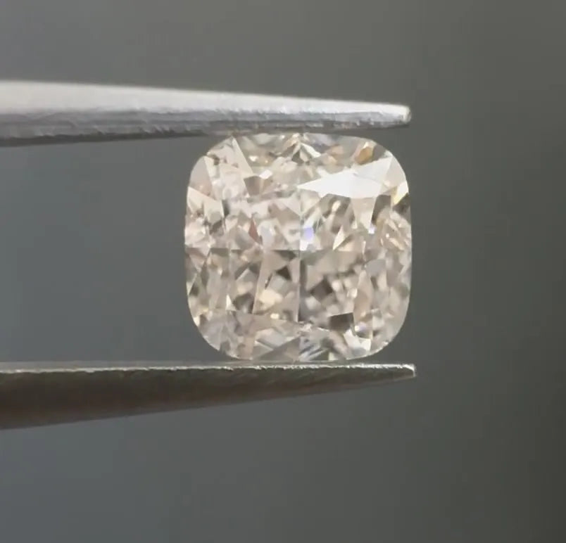 0.50ct Cushion brilliant Natural Diamond (Colour Faint Pinkish Brown, Clarity SI2, GIA Certified)