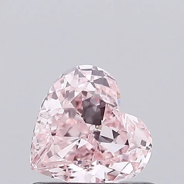 0.50ct Heart Lab Grown Diamond (Colour Fancy Pink, Clarity VVS2, IGI Certified)