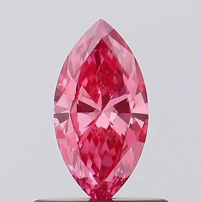 0.50ct Marquise Lab Grown Diamond (Colour Fancy Vivid Pink, Clarity VS2, IGI Certified)