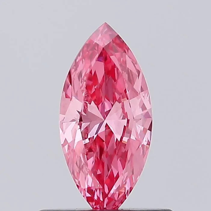 0.50ct Marquise Lab Grown Diamond (Colour Fancy Vivid Pink, Clarity VVS2, IGI Certified)