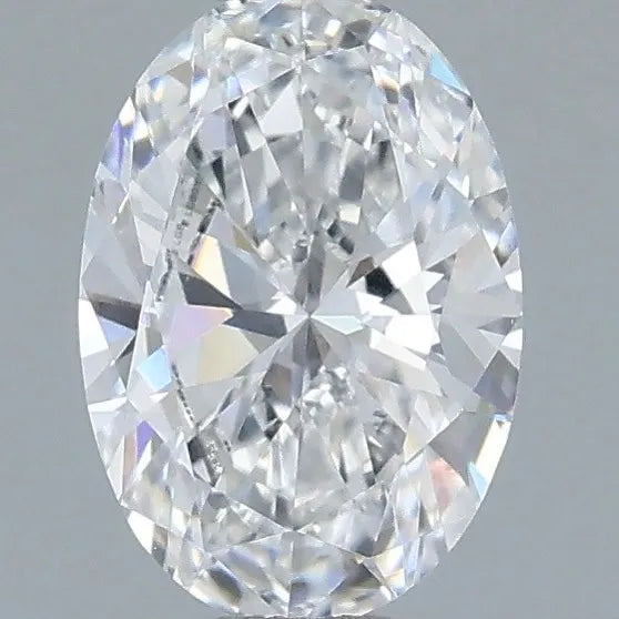 0.50ct Oval Lab Grown Diamond (Colour D, Clarity VVS2, IGI Certified)